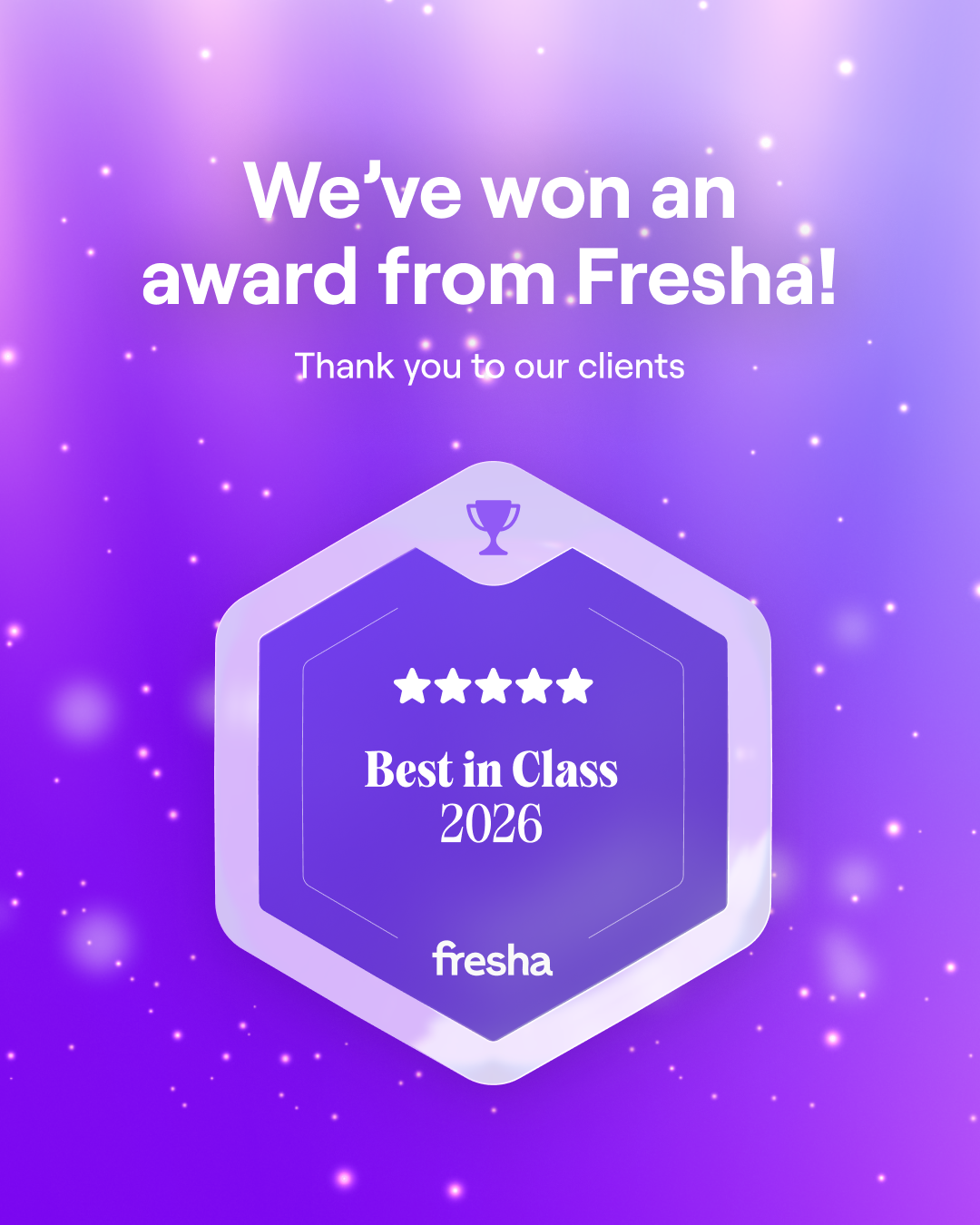 JK Aesthetics London, Fresha Best in Class award